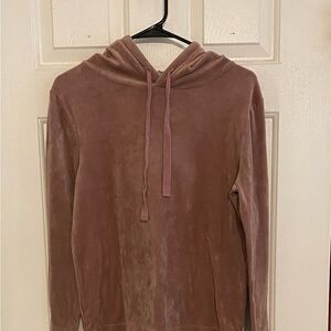 LOFT Mauve Hooded Pullover